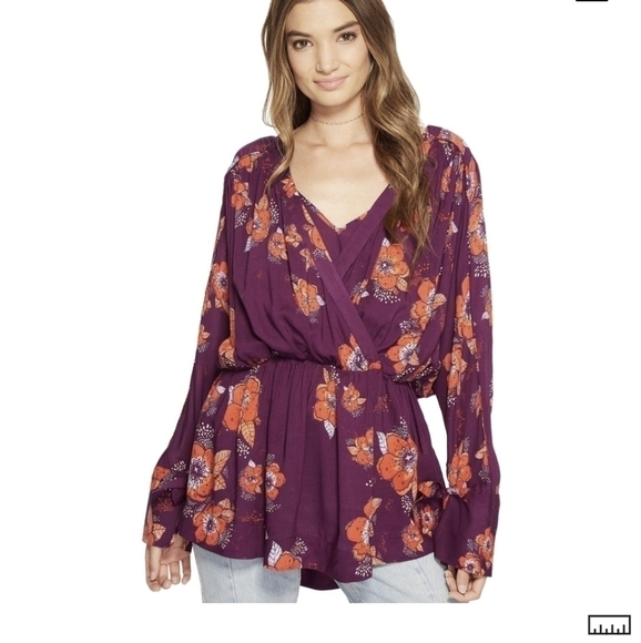 NWT free people tuscan dreams plum L - Picture 1 of 17